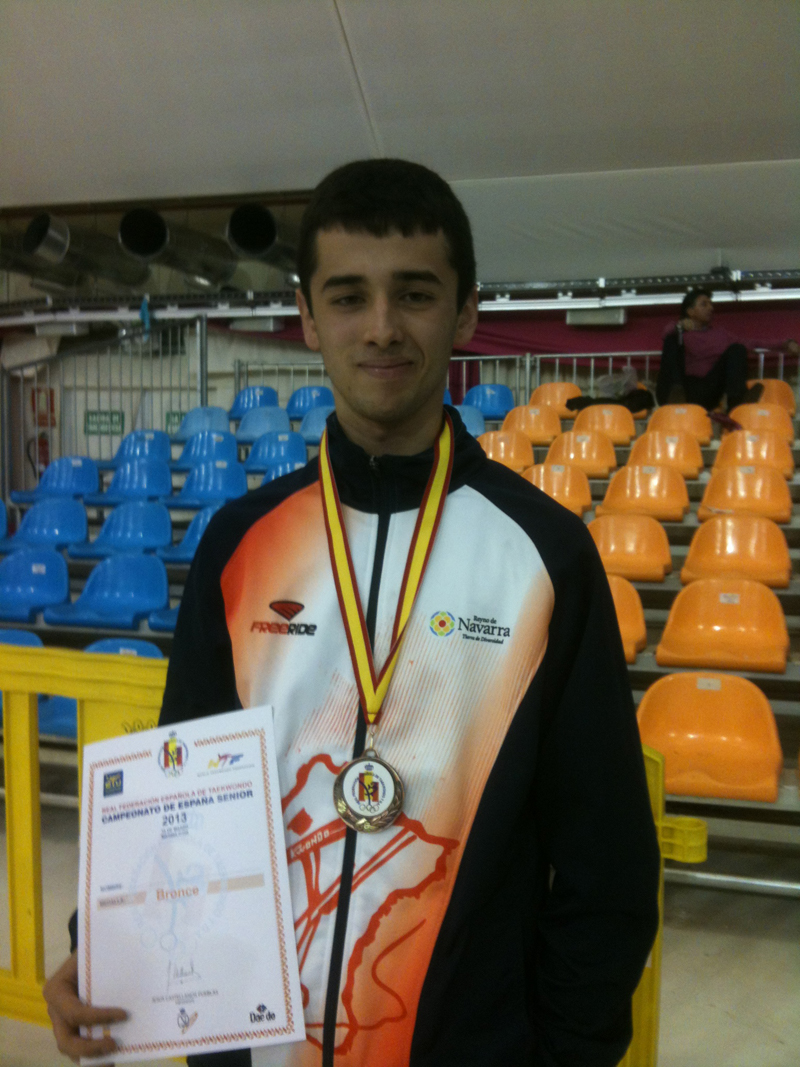 Rub&eacute;n Echarte, bronce en el Campeonato de Espa&ntilde;a S&eacute;nior.